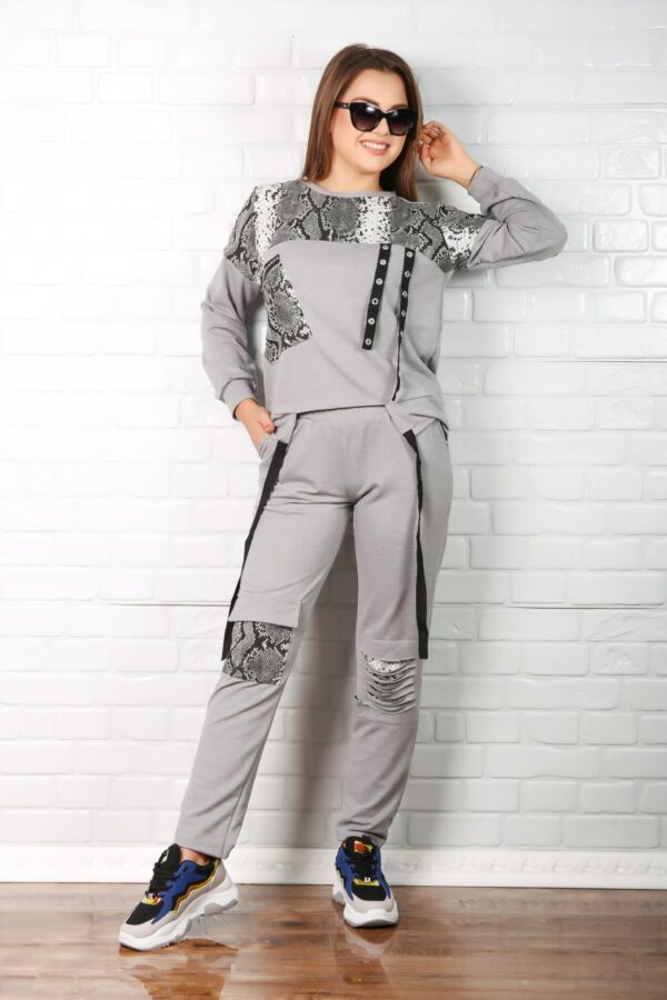 Compleu sport dama Karina gri