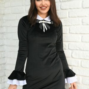 Rochia dama catifea Yuvena negru