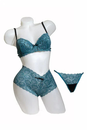 Set 3 piese lenjerie dama Maniha Set 3 piese lenjerie dama Maniha
