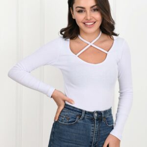Bluza dama casual X Style alb