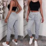 Pantaloni Trening dama Hello Gri