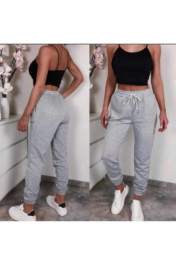 Pantaloni Trening dama Hello Gri