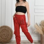 Pantaloni sport dama Whoopy rosu