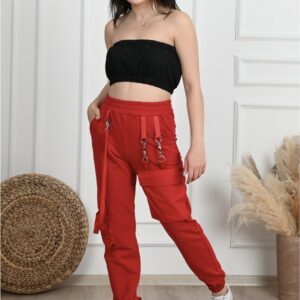 Pantaloni sport dama Whoopy rosu