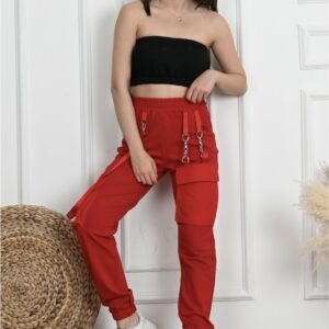 Pantaloni sport dama Whoopy rosu