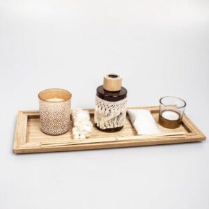 Set difuzor cu uleiuri esentiale, lumanari si decoratiuni