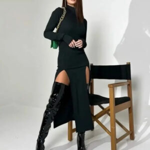 Rochie casual dama Lilith negru