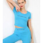 Compleu pentru fitness Melinda albastru
