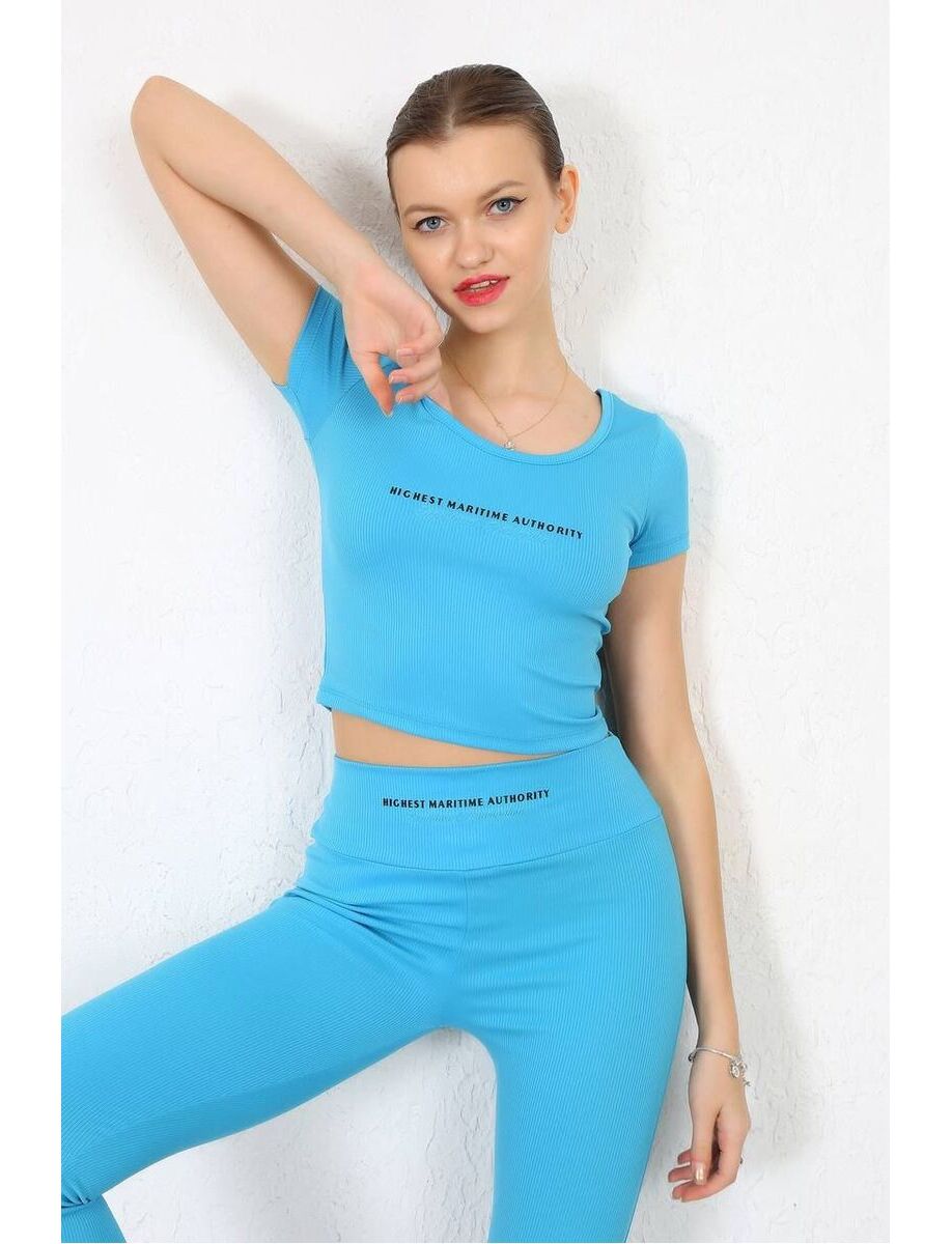 Compleu pentru fitness Melinda albastru