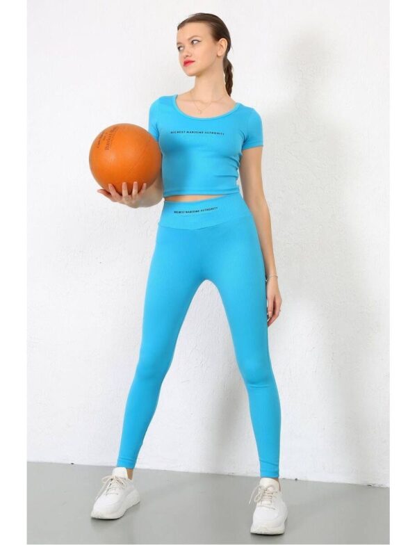 Compleu pentru fitness Melinda albastru