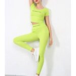 Compleu pentru fitness Melinda verde neon