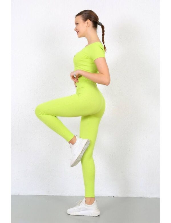 Compleu pentru fitness Melinda verde neon