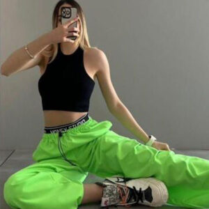 Pantaloni dama de fas Amira verde