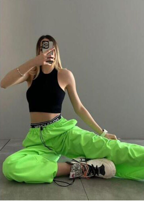 Pantaloni dama de fas Amira verde