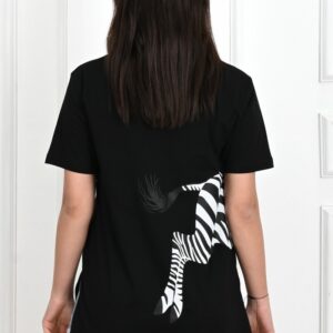 Tricou dama casual ZebraLove negru