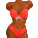 Costum de baie 3 piese Alegra corai