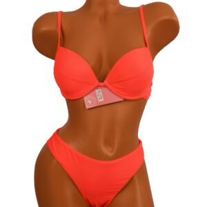 Costum de baie 3 piese Alegra corai
