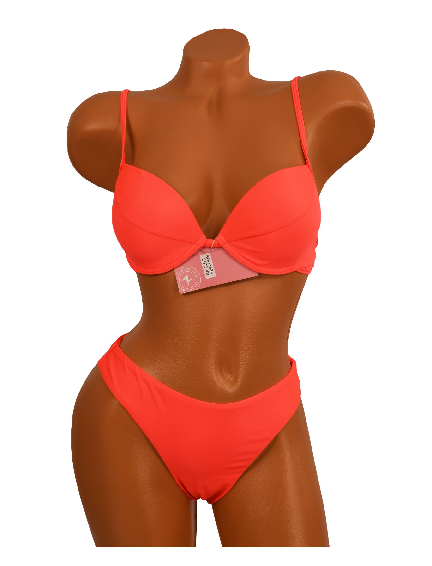 Costum de baie 3 piese Alegra corai