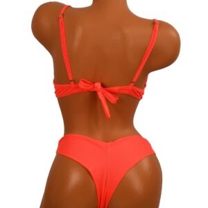 Costum de baie 3 piese Alegra corai