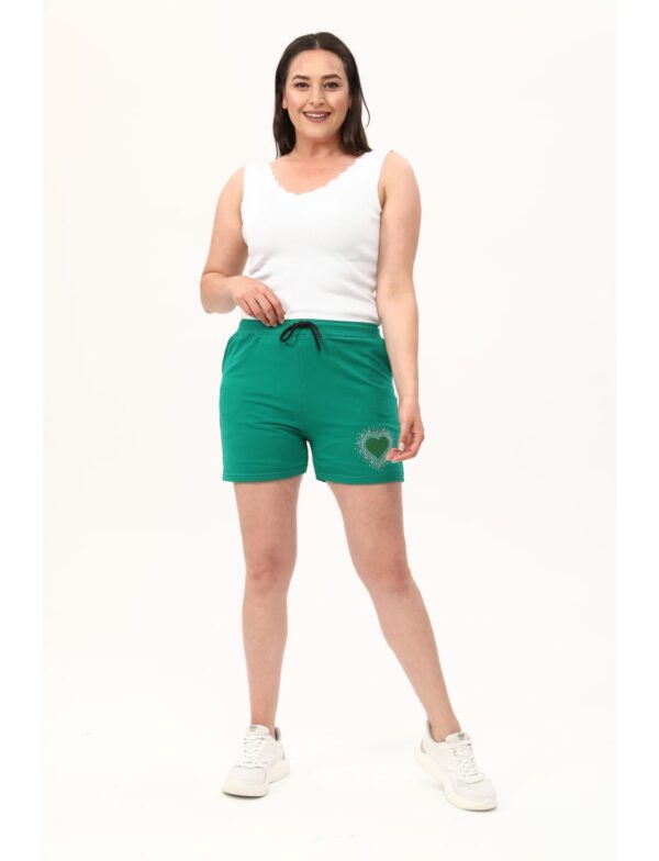 Pantaloni scurti dama batal Nina verde