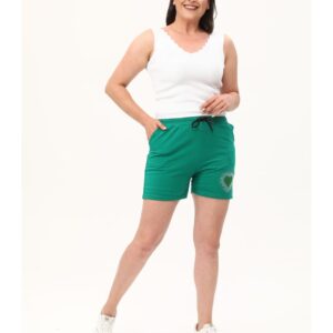 Pantaloni scurti dama batal Nina verde
