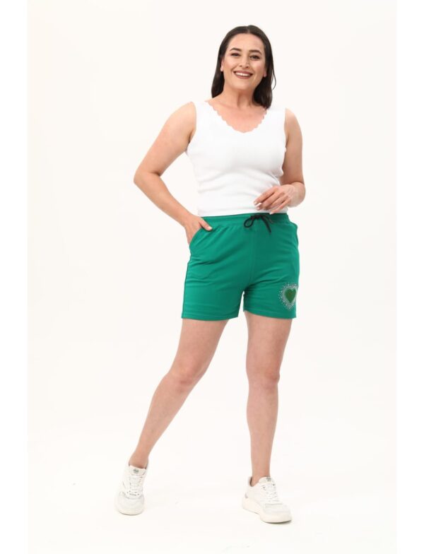 Pantaloni scurti dama batal Nina verde