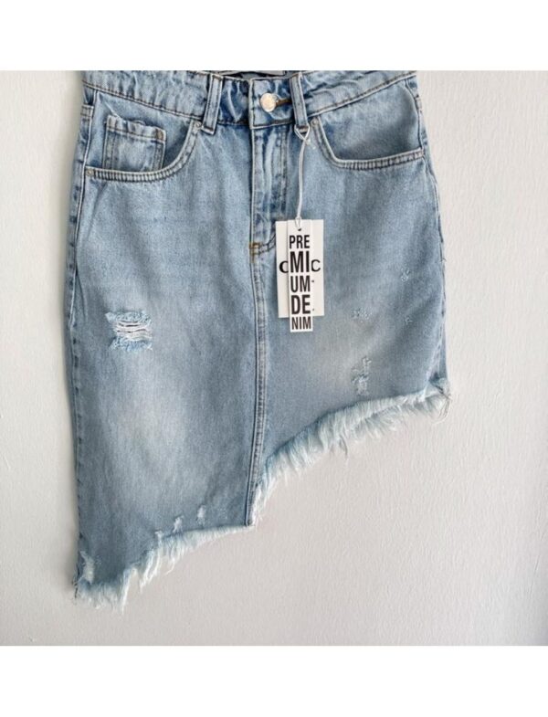 Fusta dama denim Freya albastru