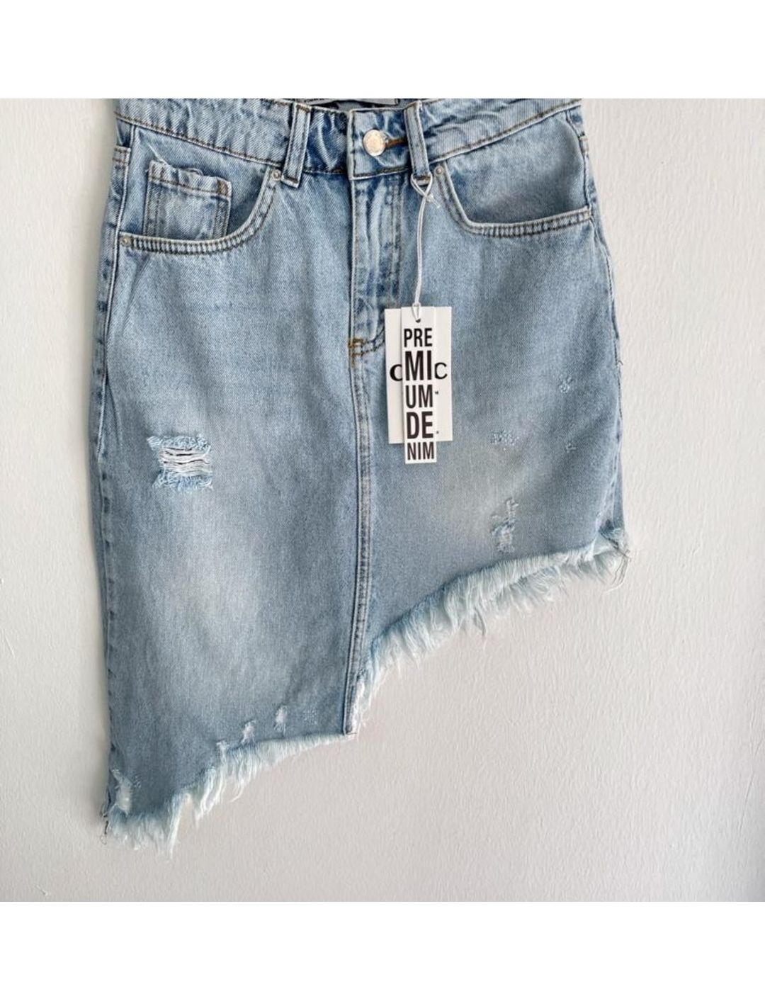 Fusta dama denim Freya albastru