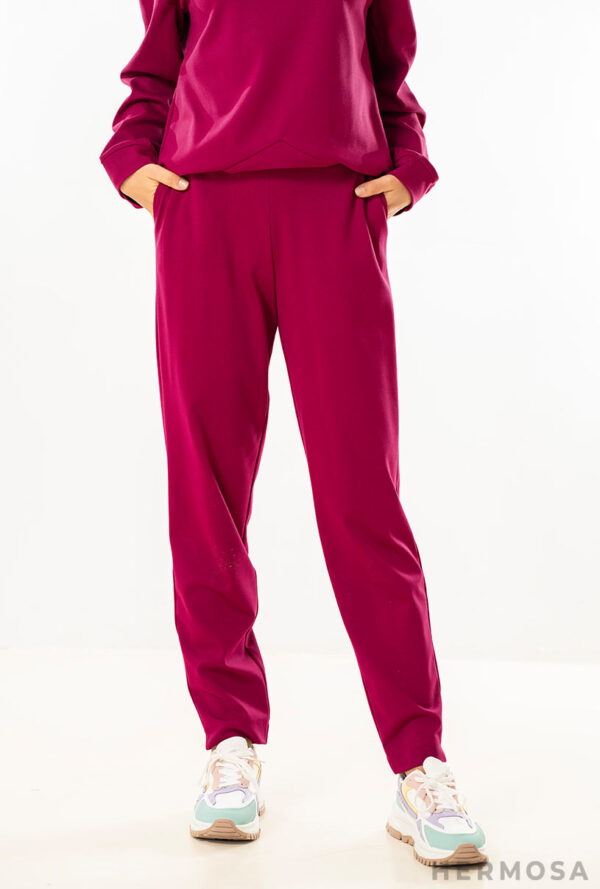 Pantaloni dama Ginette magenta