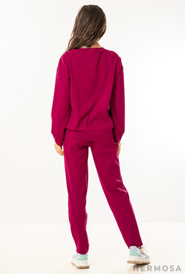 Pantaloni dama Ginette magenta