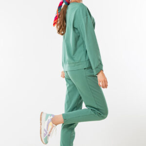 Pantaloni dama Ginette verde menta