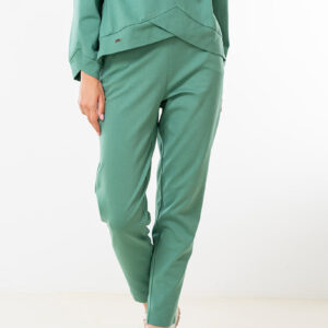 Pantaloni dama Ginette verde menta