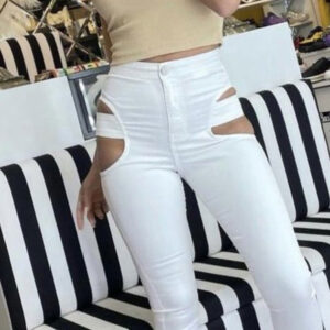 Blugi dama skinny Rianna alb
