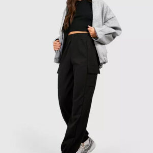 Pantaloni dama casual Pocketly negru