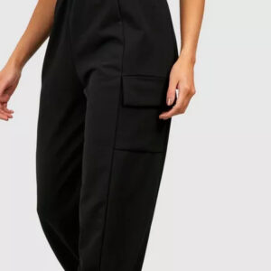 Pantaloni dama casual Pocketly negru