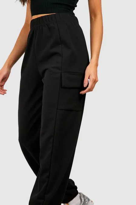 Pantaloni dama casual Pocketly negru