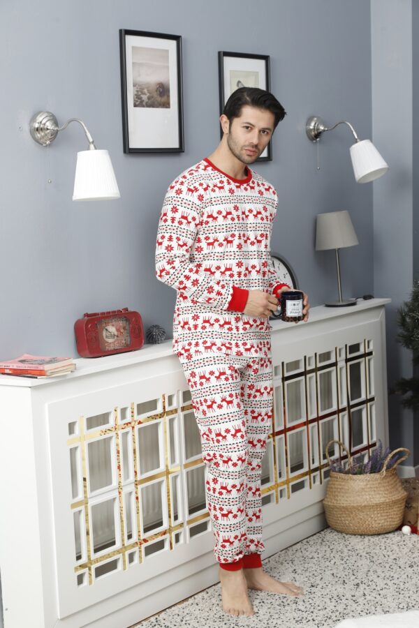 Pijama barbat motive Craciun Reindeer