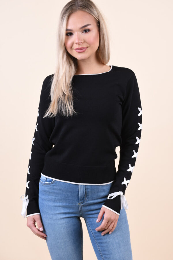 Pulover dama VeryTie Negru - Vero Moda