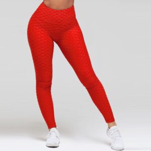 Colanti Dama Fitness Modelatori cu buzunare Delis rosu