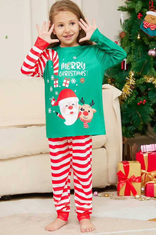 Pijama copil motive Craciun CandyCane