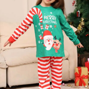 Pijama copil motive Craciun CandyCane