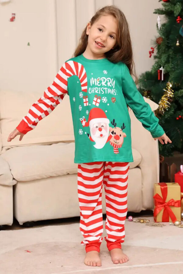 Pijama copil motive Craciun CandyCane