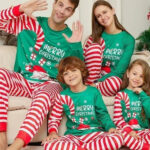 Pijama copil motive Craciun CandyCane