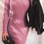 Rochie dama casual Katy roz