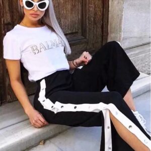 Pantaloni sport dama cu capse Lilia