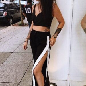 Pantaloni sport dama cu capse Lilia