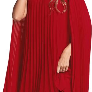Rochie dama eleganta Lili rosu