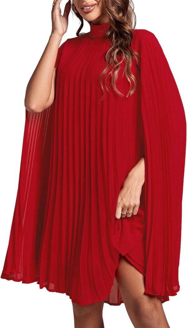Rochie dama eleganta Lili rosu