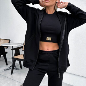 Trening dama vatuit 3 piese Azira negru