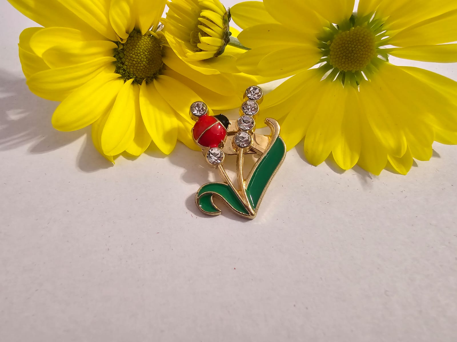 Brosa martisor buburuza